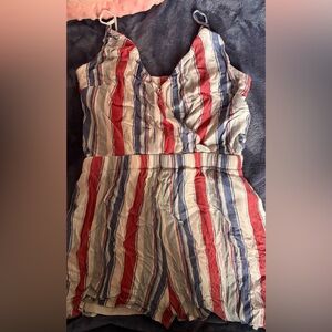 Red, White, and Blue Romper